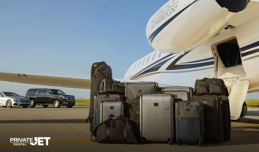 Follow the Luggage Restrictions on Private Jet 