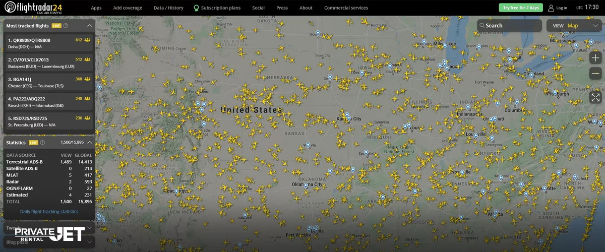 How to Track a Private Plane