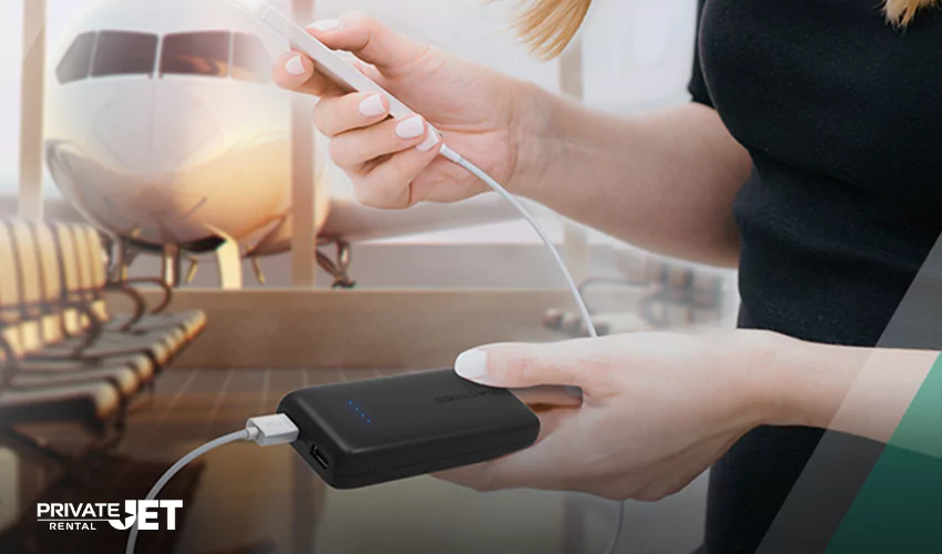 Portable Charger on a Private Flight 