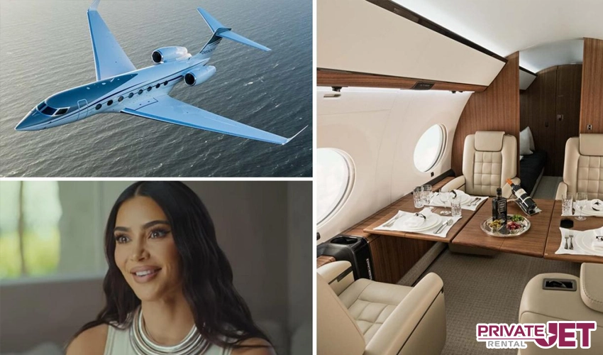 Kim Kardashian private jet 